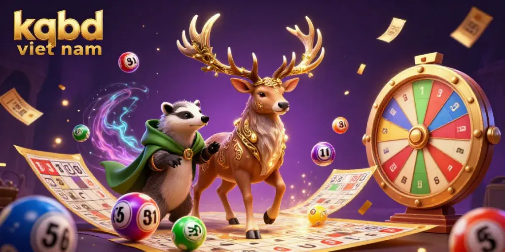 Engage with kqbd viet nam and explore vibrant lottery and gambling elements in a dynamic scene.