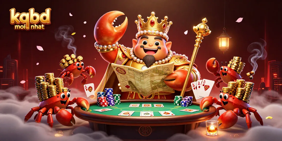 Experience thrilling poker with kqbd moi nhat featuring a golden crab emperor and lively casino elements.